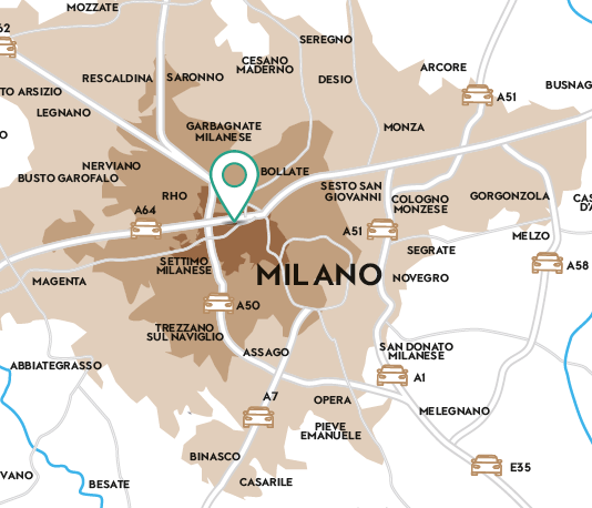 cartina milano